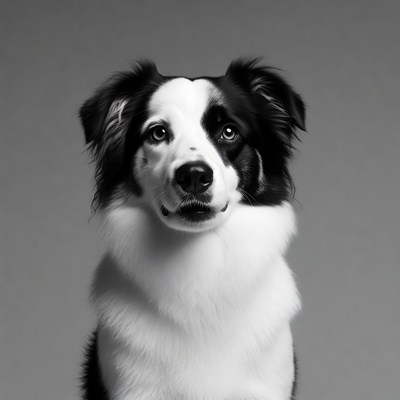 Border Collie dog portrait