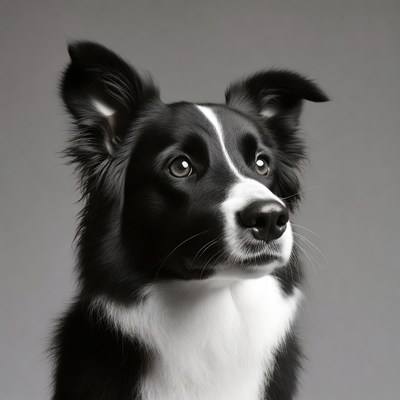 Border Collie dog portrait