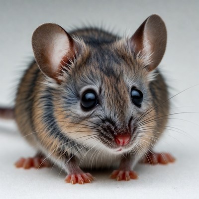 Cute mouse with big eyes