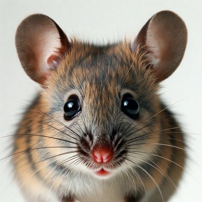 Cute mouse with big eyes