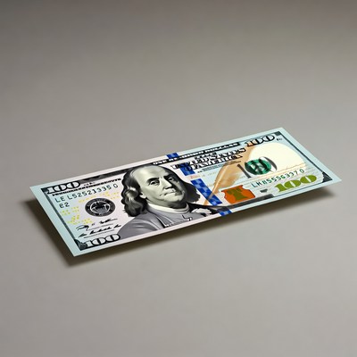 Benjamin Franklin 100 Dollar Bill