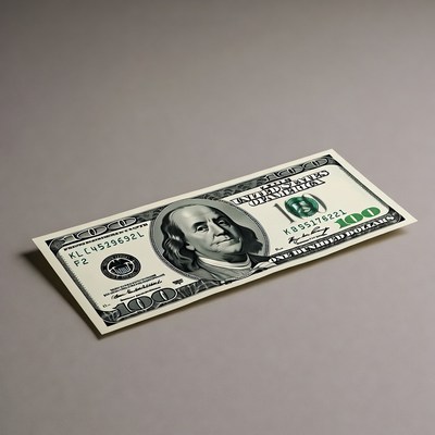 Benjamin Franklin 100 Dollar Bill