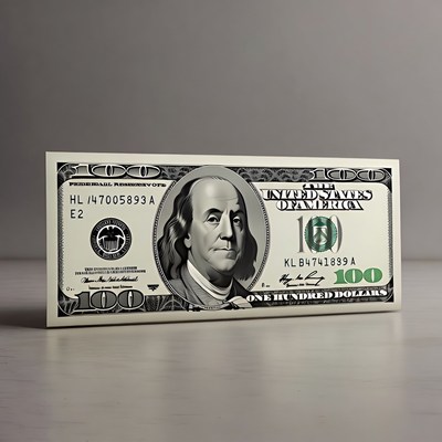 Benjamin Franklin 100 Dollar Bill