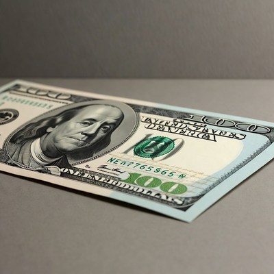 Benjamin Franklin 100 Dollar Bill