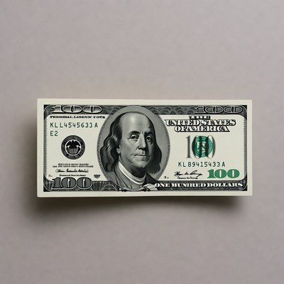 Benjamin Franklin 100 Dollar Bill