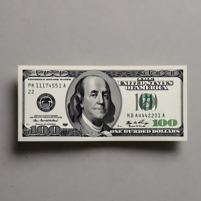 Benjamin Franklin 100 Dollar Bill