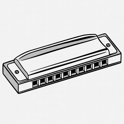 Harmonica illustration