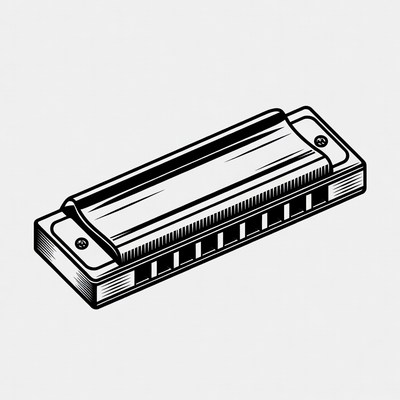 Harmonica illustration