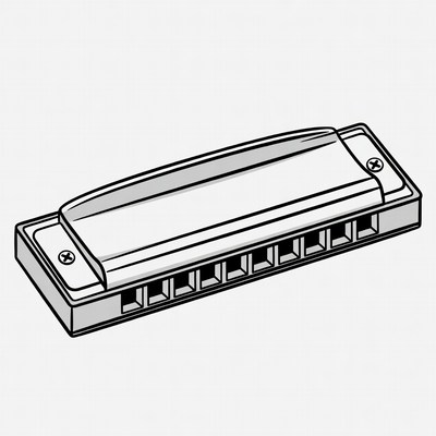 Harmonica illustration