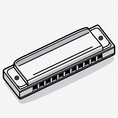 Harmonica illustration