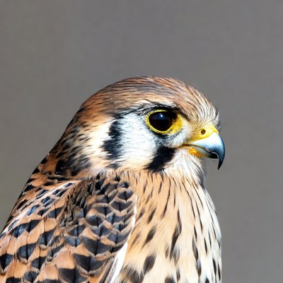 American Kestrel Profile Portrait