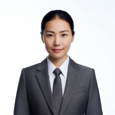 Asian woman in business suit