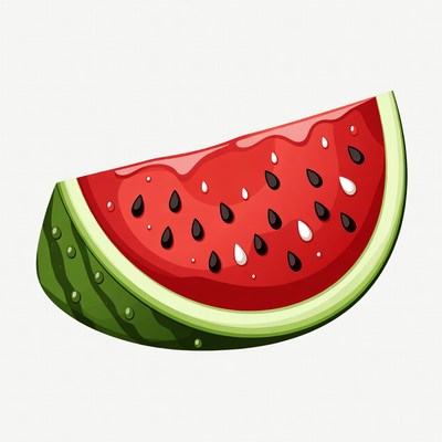 Sliced Watermelon Illustration