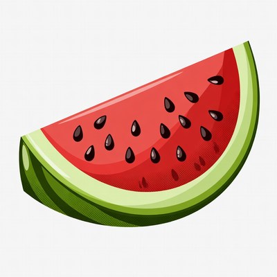 Watermelon Slice Illustration