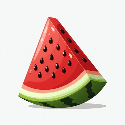 Watermelon Slice Illustration