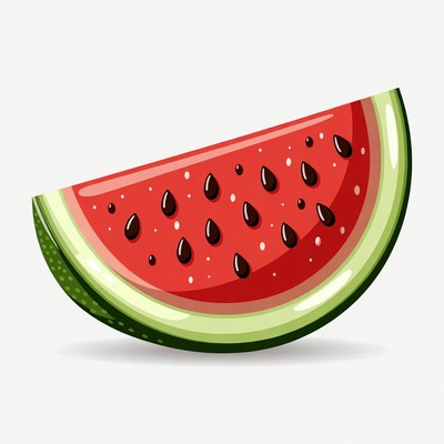 Watermelon Slice Illustration