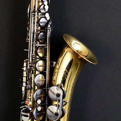 Shiny Gold Tenor Saxophone