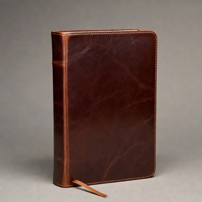 Brown Leather Bible Cover