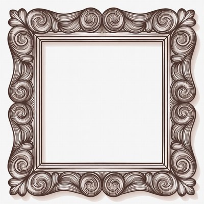 Ornate Empty Picture Frame