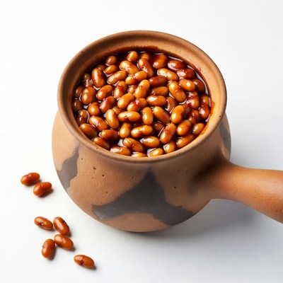 Baked Beans in Clay Pot