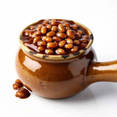 Baked Beans in Terracotta Crock