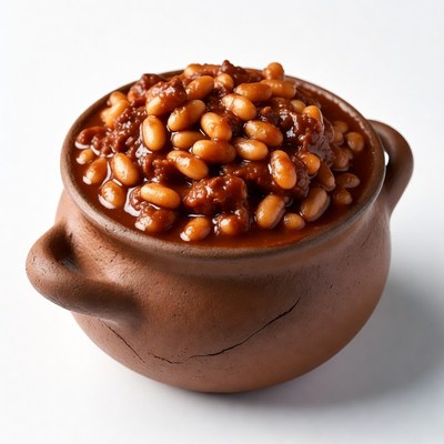 Baked Beans in Clay Pot