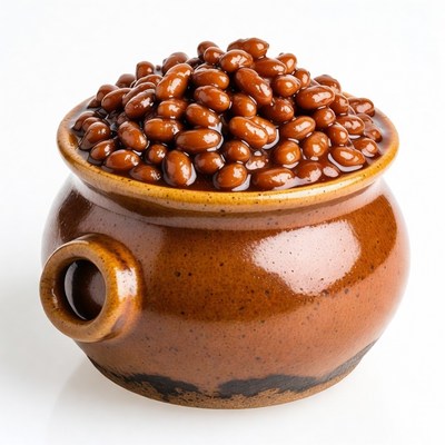 Baked Beans in Terracotta Pot
