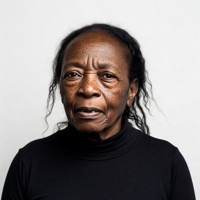 Elderly African-American woman portrait