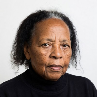 Elderly African-American woman portrait