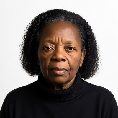 Elderly African-American woman portrait