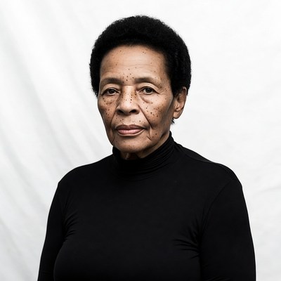 Elderly African-American woman portrait