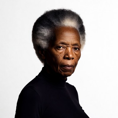 Elderly African-American woman portrait