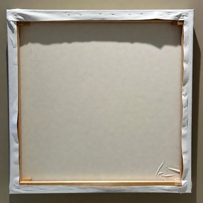 Blank Canvas on Wooden Frame