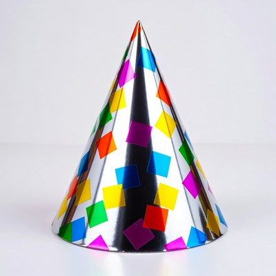 Colorful Party Hat Isolated