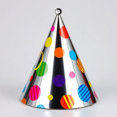 Colorful Polka Dot Party Hat