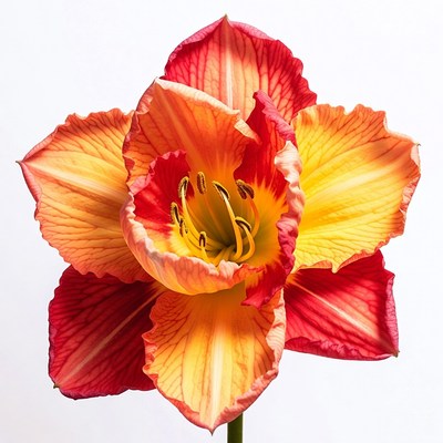 Vibrant Orange Daylily Flower