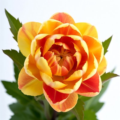 Vibrant Orange Tulip Flower