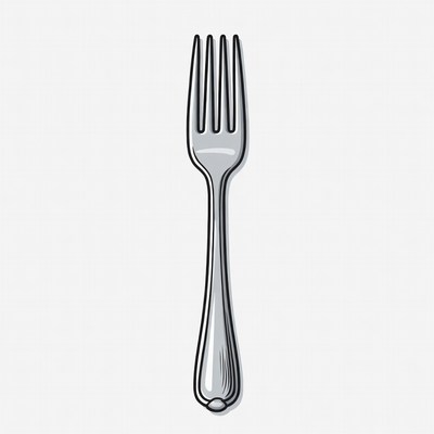 Silver Fork Illustration