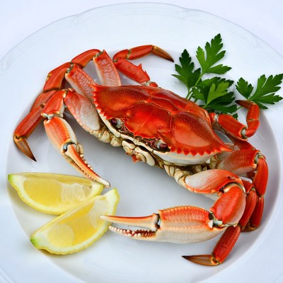 Fresh Crab with Lemon and Parsley
