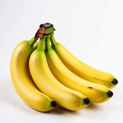 Bunch of ripe yellow bananas