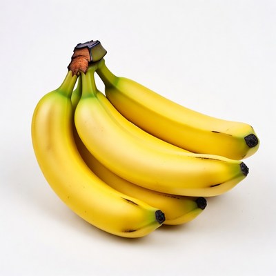 Bunch of ripe yellow bananas