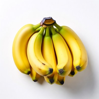 Bunch of ripe yellow bananas