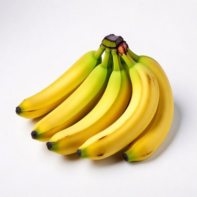 Bunch of ripe yellow bananas