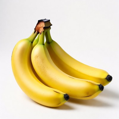 Bunch of ripe yellow bananas