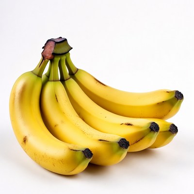 Bunch of ripe yellow bananas