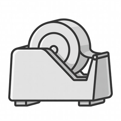 Tape Dispenser Illustration