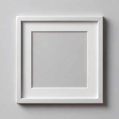 White Square Picture Frame