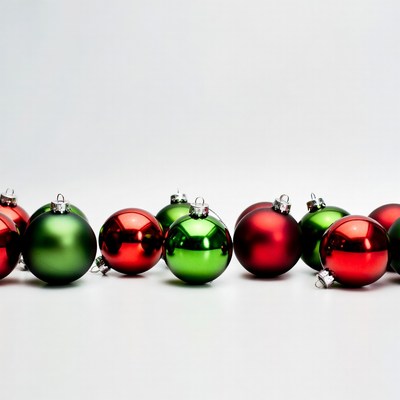 Red Green Christmas Ornaments