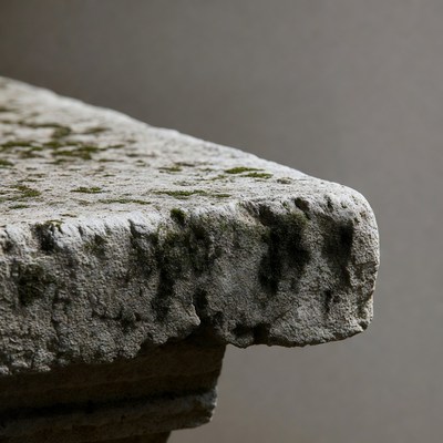 Mossy Stone Table Edge