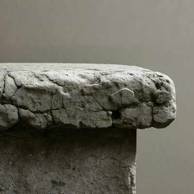 Mossy Stone Edge Closeup